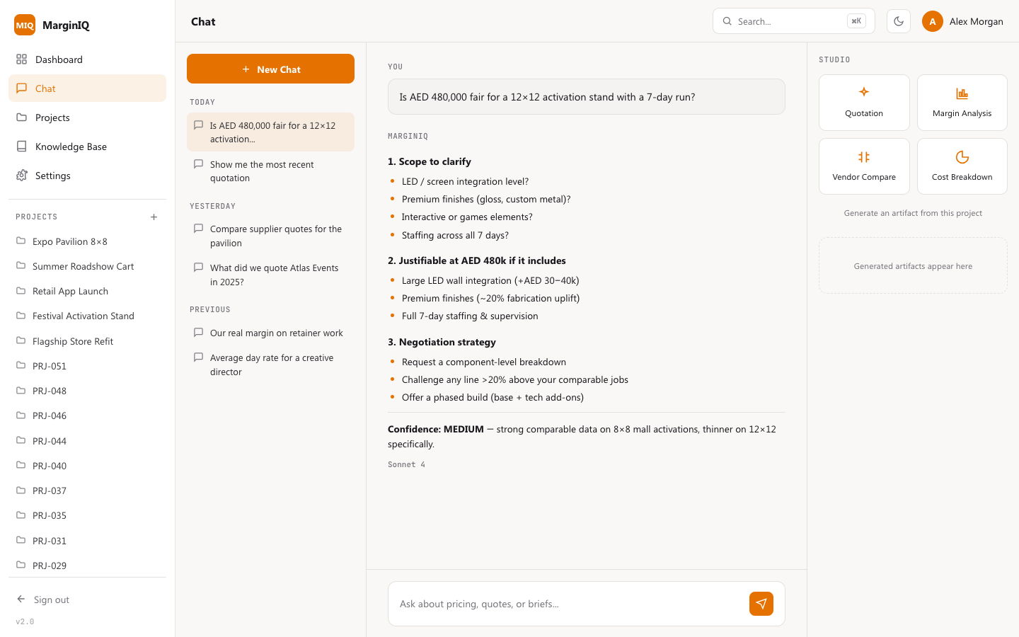 ask in plain language view